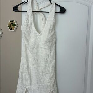 PacSun White Textured Mini Dress